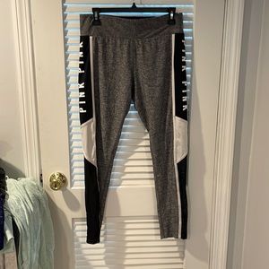 Pink ultimate mesh leggings size L